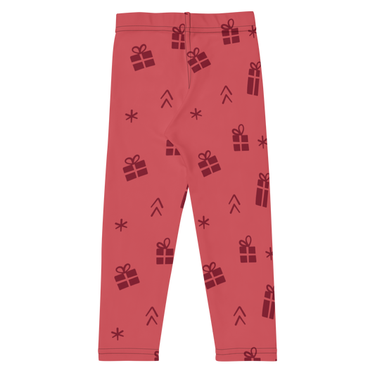 Red Presents Kids Leggings