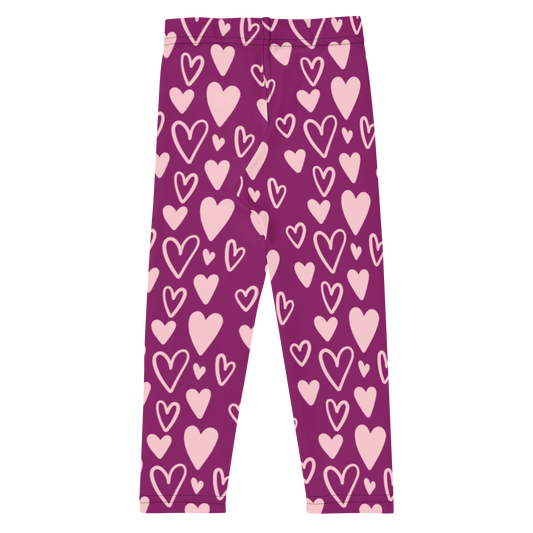 Hearts Kids Leggings